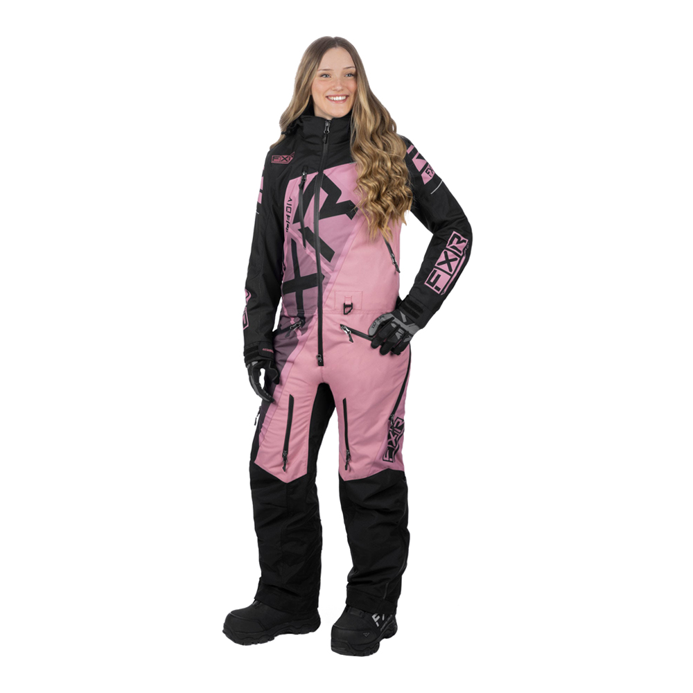 Комбинезон FXR CX F.A.S.T. с утеплителем Black/Dusty Rose, 4