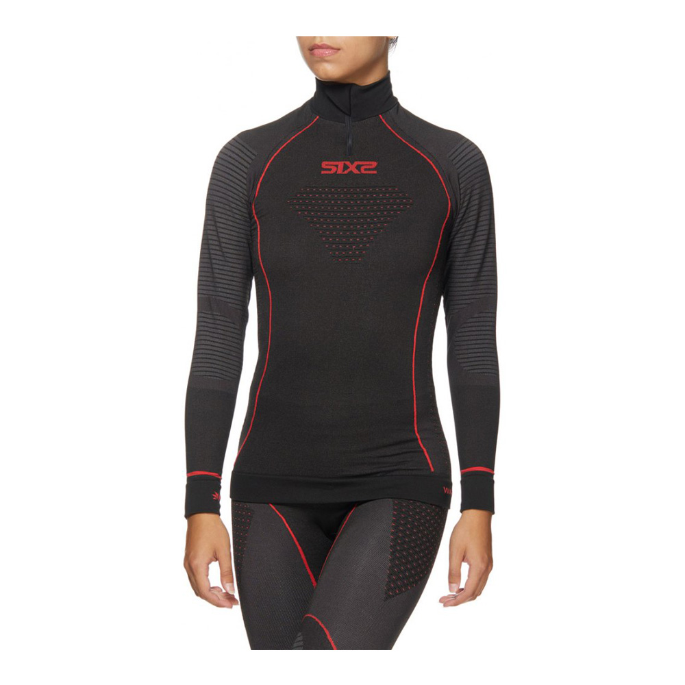 Термокофта SIXS TS13W CU Black/Red, XS/S