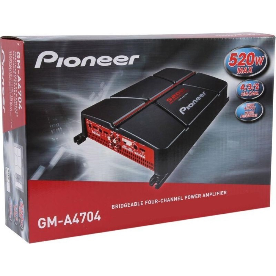 Автомобильный 4-х канальный усилитель PIONEER GM-A4704