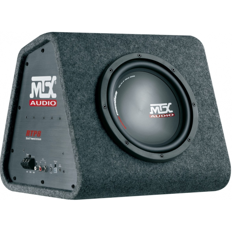 Автомобильный корпусной активный сабвуфер 8” (20 см) MTX RTP8