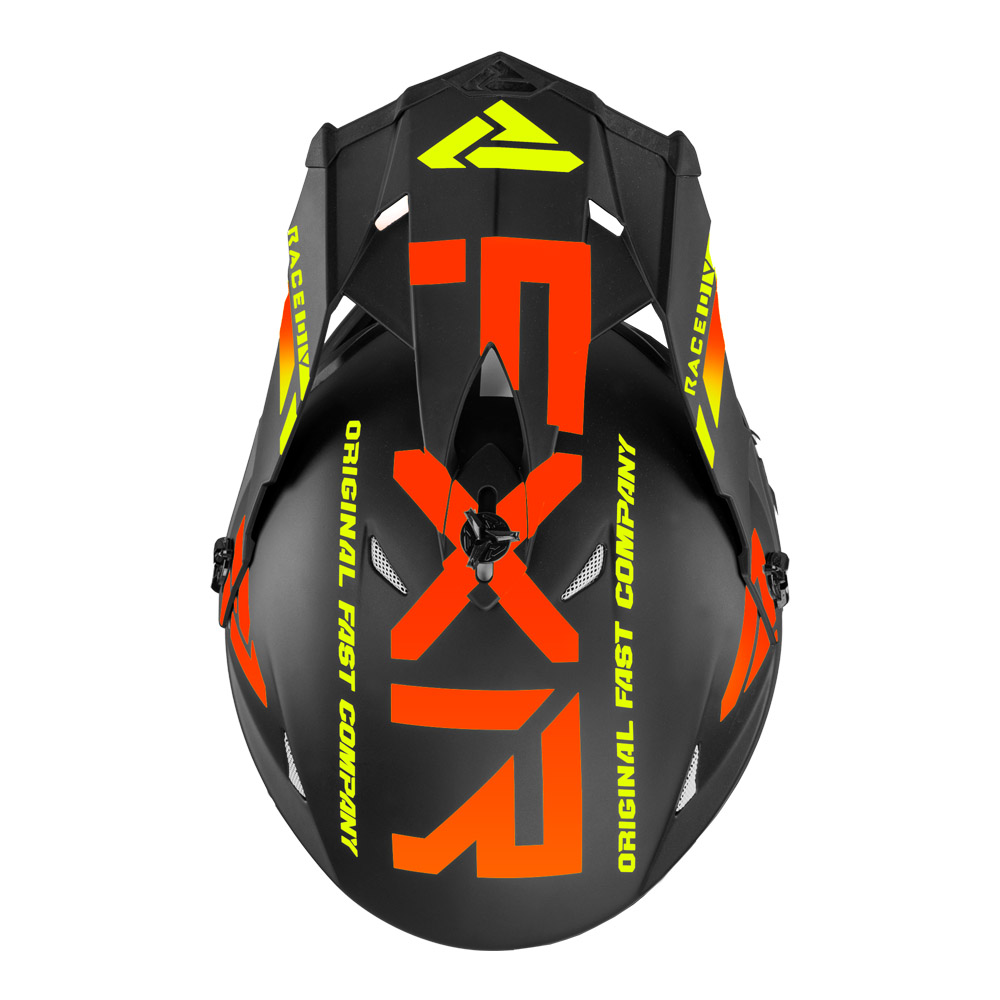 Шлем FXR Blade Race Div Black/Inferno, 5XL