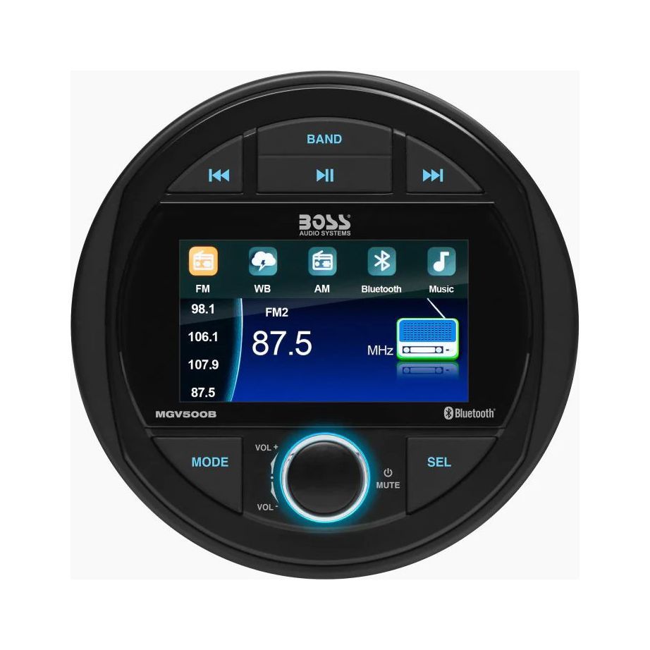 Купить морская магнитола boss mgv500b по цене  Низкие цены. Большой выбор. Доставка по всей России. Интернет-магазин в Москве. Только положительные отзывы!