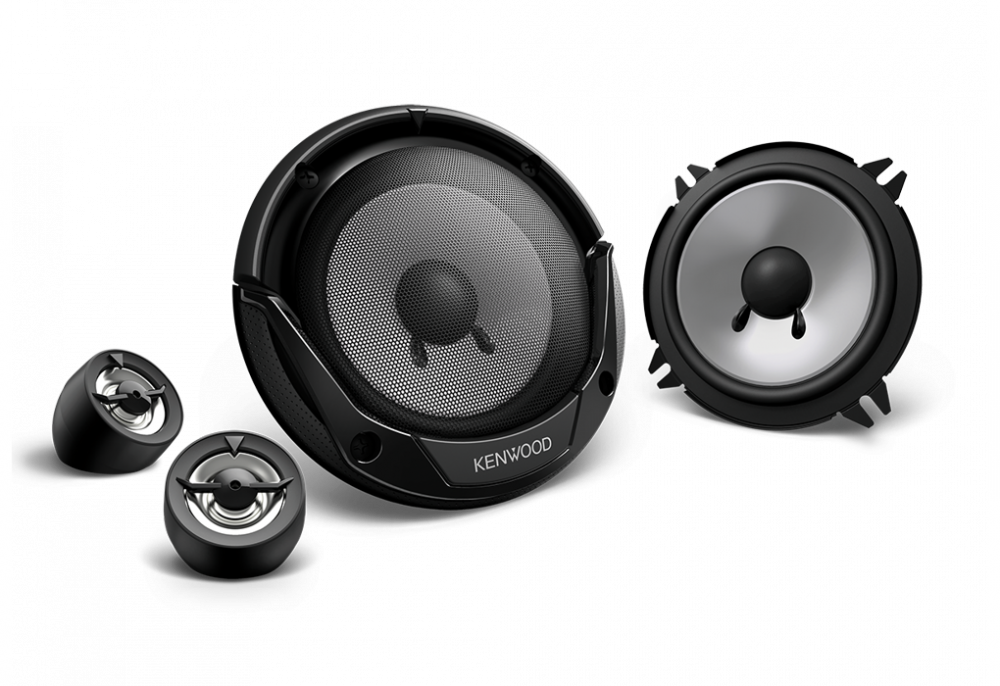Автомобильная двухполосная компонентная акустика KENWOOD KFCE130P