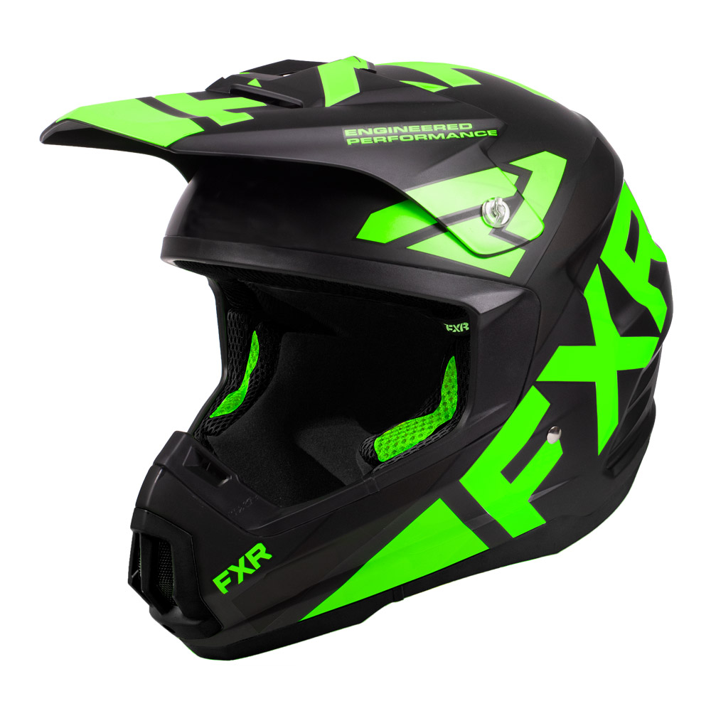 Шлем FXR Torque Team Black/Lime, M