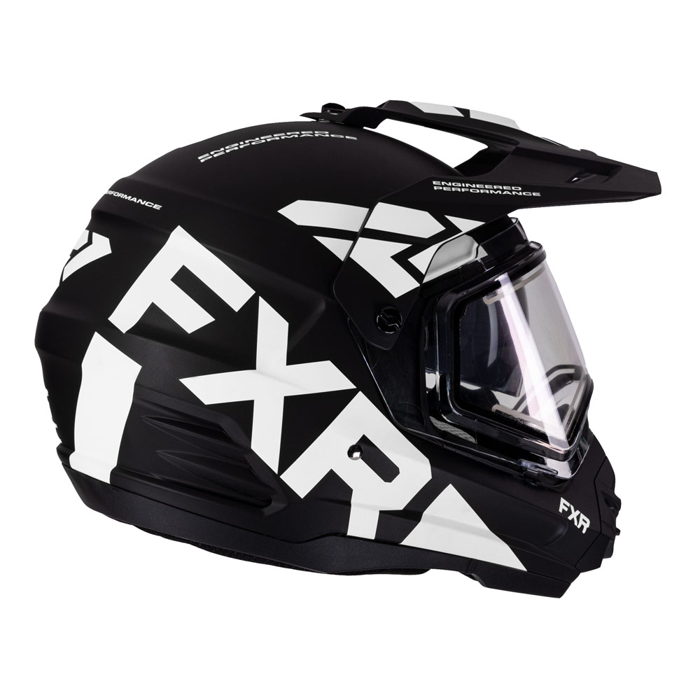 Шлем FXR Torque X Team с подогревом Black/White, M