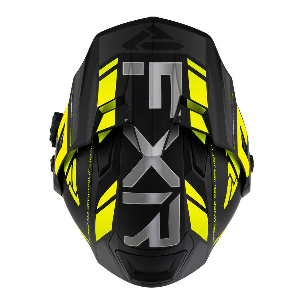 Шлем FXR Maverick X с подогревом Black/Hi Vis, L
