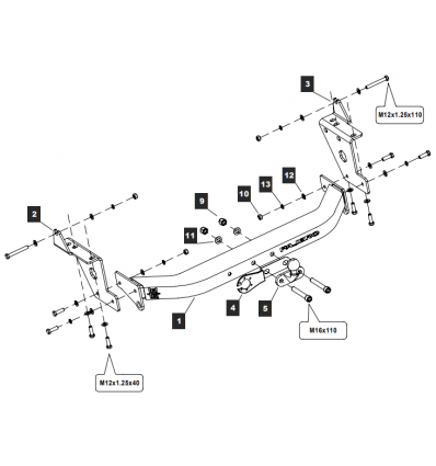 Купить фаркоп mitsubishi pajero 4 бензиновый 2008-2020 - mp08e балтекс по цене  Низкие цены. Большой выбор. Доставка по всей России. Интернет-магазин в Москве. Только положительные отзывы!