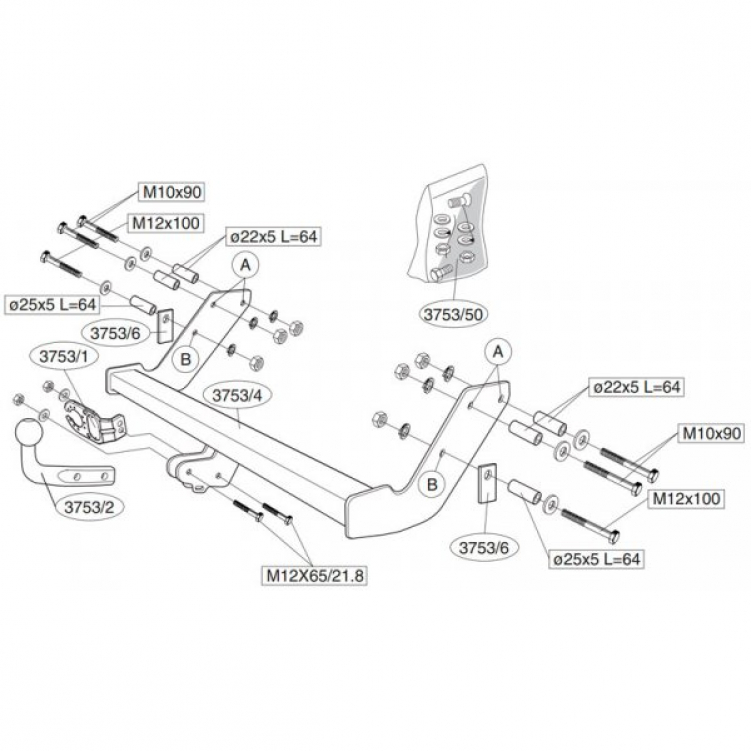 Купить фаркоп mercedes vaneo 2002- 375300 brink по цене  Низкие цены. Большой выбор. Доставка по всей России. Интернет-магазин в Москве. Только положительные отзывы!
