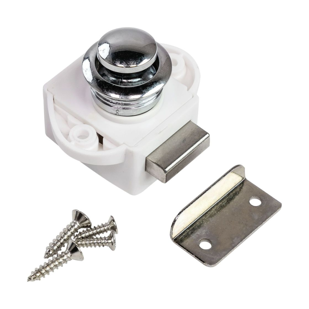 Купить замок дверной врезной, хромированный, белый корпус, d20мм по цене 499 р. Низкие цены. Большой выбор. Доставка по всей России. Интернет-магазин в Москве. Только положительные отзывы!