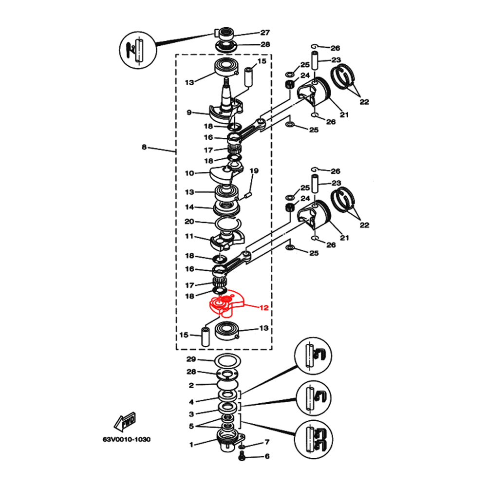Купить щека (кривошип) коленвала yamaha 9.9-15 щека (кривошип) 4 по цене 3 839 р. Низкие цены. Большой выбор. Доставка по всей России. Интернет-магазин в Москве. Только положительные отзывы!