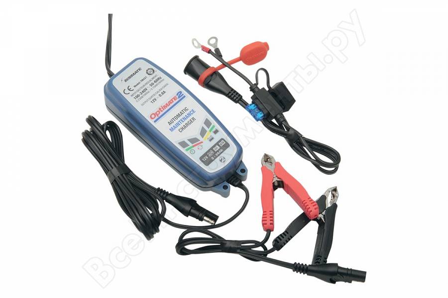 Купить зарядное устройство optimate 2 (1x0.8a, 12v) по цене . Низкие цены. Большой выбор. Доставка по всей России.  Интернет-магазин в Москве. Только положительные отзывы!