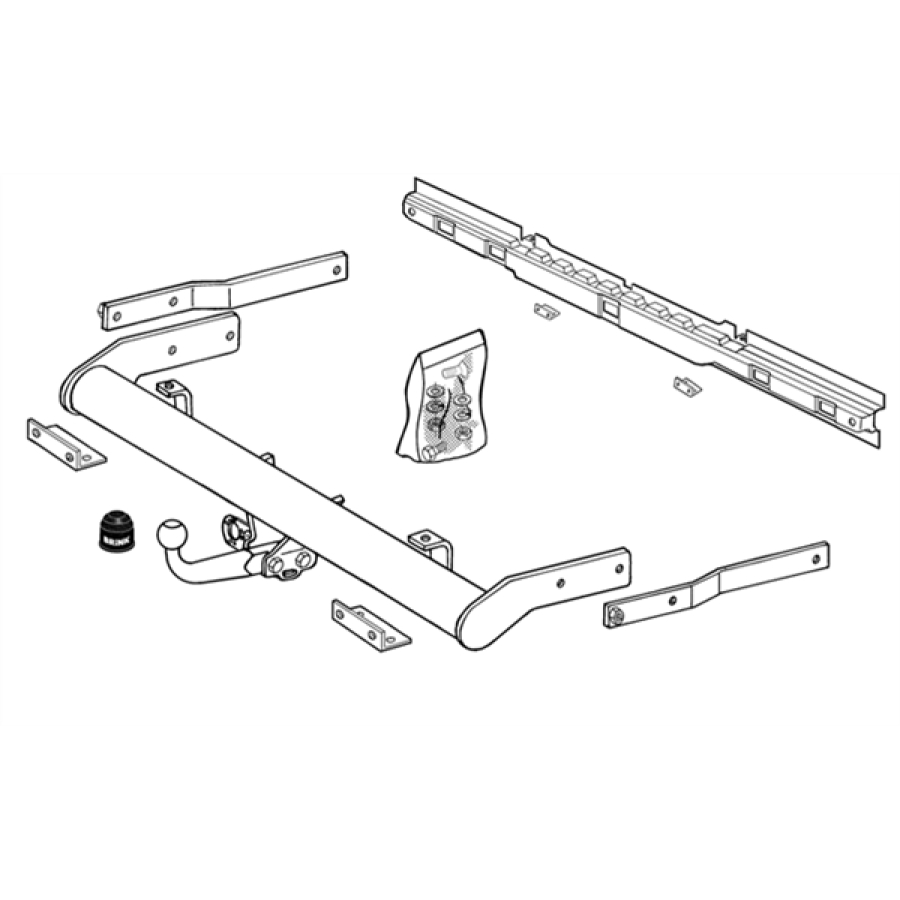 Купить фаркоп vw transparter/ multivan iv 90-03 - 266900 brink по цене  Низкие цены. Большой выбор. Доставка по всей России. Интернет-магазин в Москве. Только положительные отзывы!