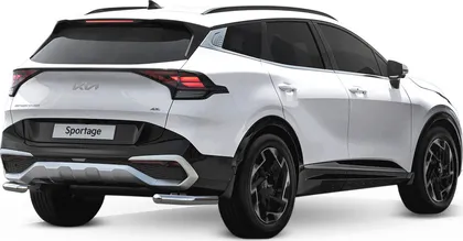Защита переднего бампера d=57 мм + комплект крепежа Kia Sportage 2022-