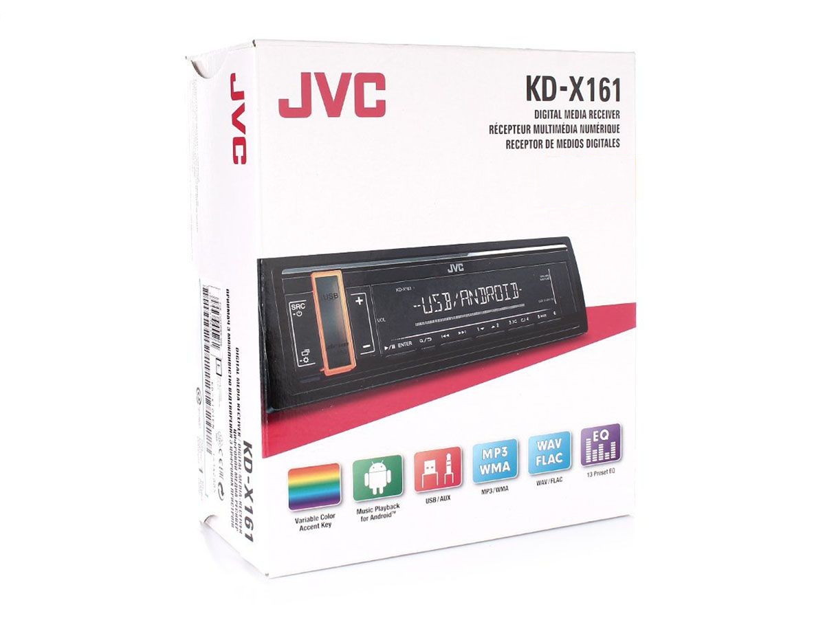 Автомобильный цифровой медиа-ресивер JVC KD-X161