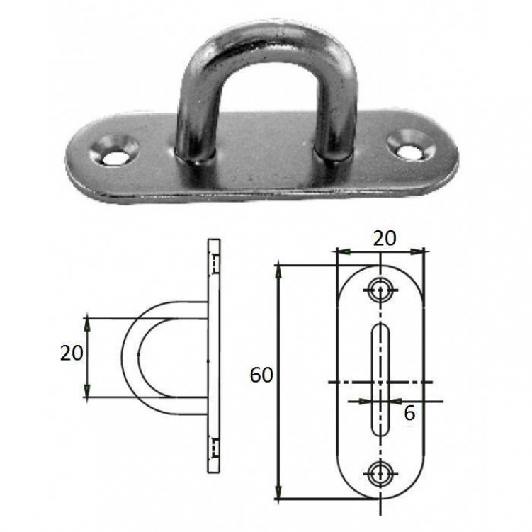 Купить планка овальная с проушиной 6 мм aisi 304 по цене 117 р. Низкие цены. Большой выбор. Доставка по всей России. Интернет-магазин в Москве. Только положительные отзывы!