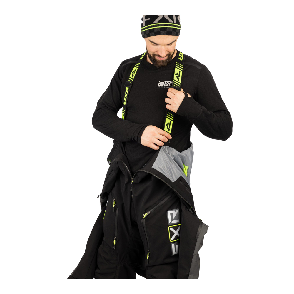 Комбинезон FXR Maverick без утеплителя Black/Charcoal/Hi Vis, S