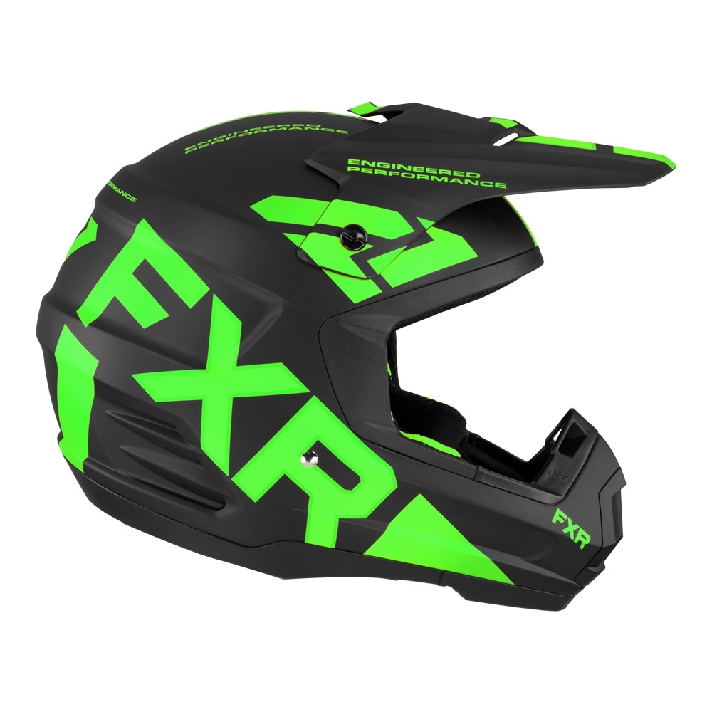 Шлем FXR Torque Team Black/Lime, M