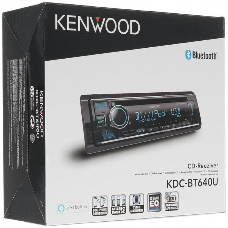 Автомобильный CD-ресивер KENWOOD KDC-BT640U