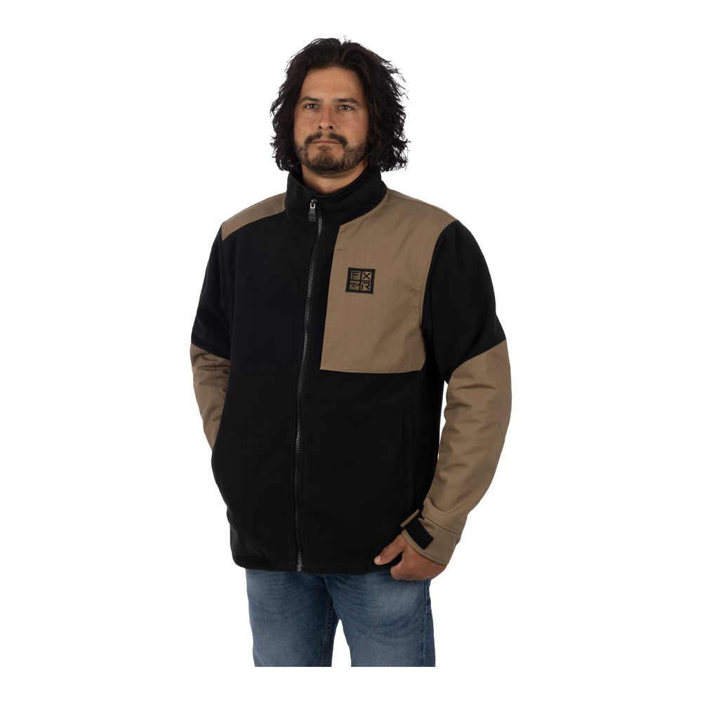 Куртка FXR Grind Fleece без утеплителя Black/Canvas, XL