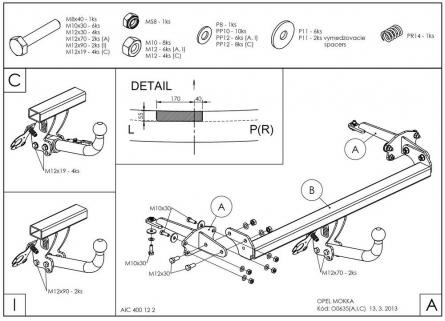 Купить фаркоп opel mokka 2012-2019, chevrolet tracker 2013-2015 - o063a galia по цене  Низкие цены. Большой выбор. Доставка по всей России. Интернет-магазин в Москве. Только положительные отзывы!