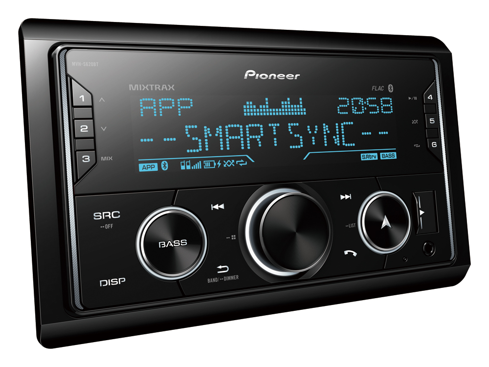Автомобильный цифровой медиа-ресивер PIONEER MVH-S620BT