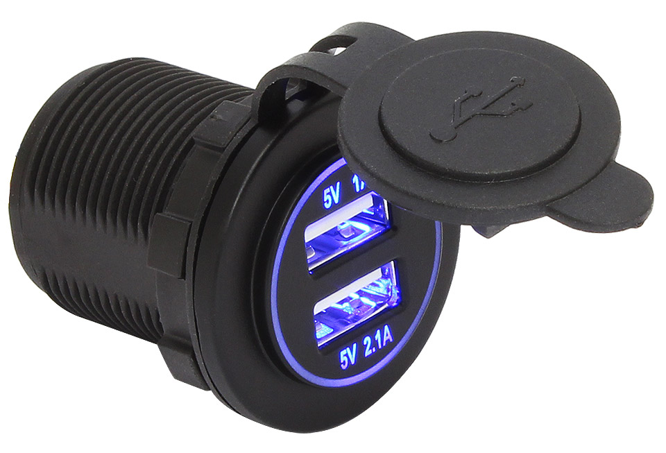 Купить гнездо питания с usb-разъемами 3,1 а подсветка . два usb гнезда по цене 1 223 р. Низкие цены. Большой выбор. Доставка по всей России. Интернет-магазин в Москве. Только положительные отзывы!