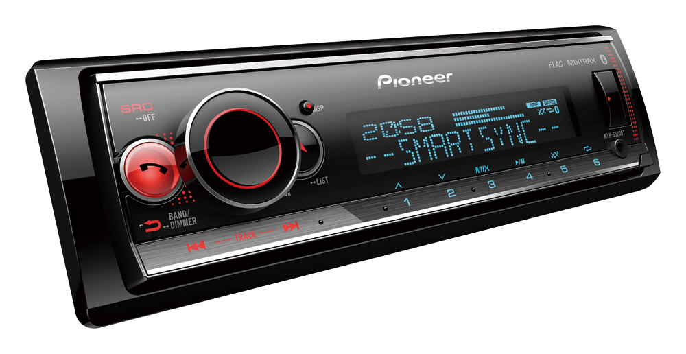 Автомобильный цифровой медиа-ресивер PIONEER MVH-S520BT