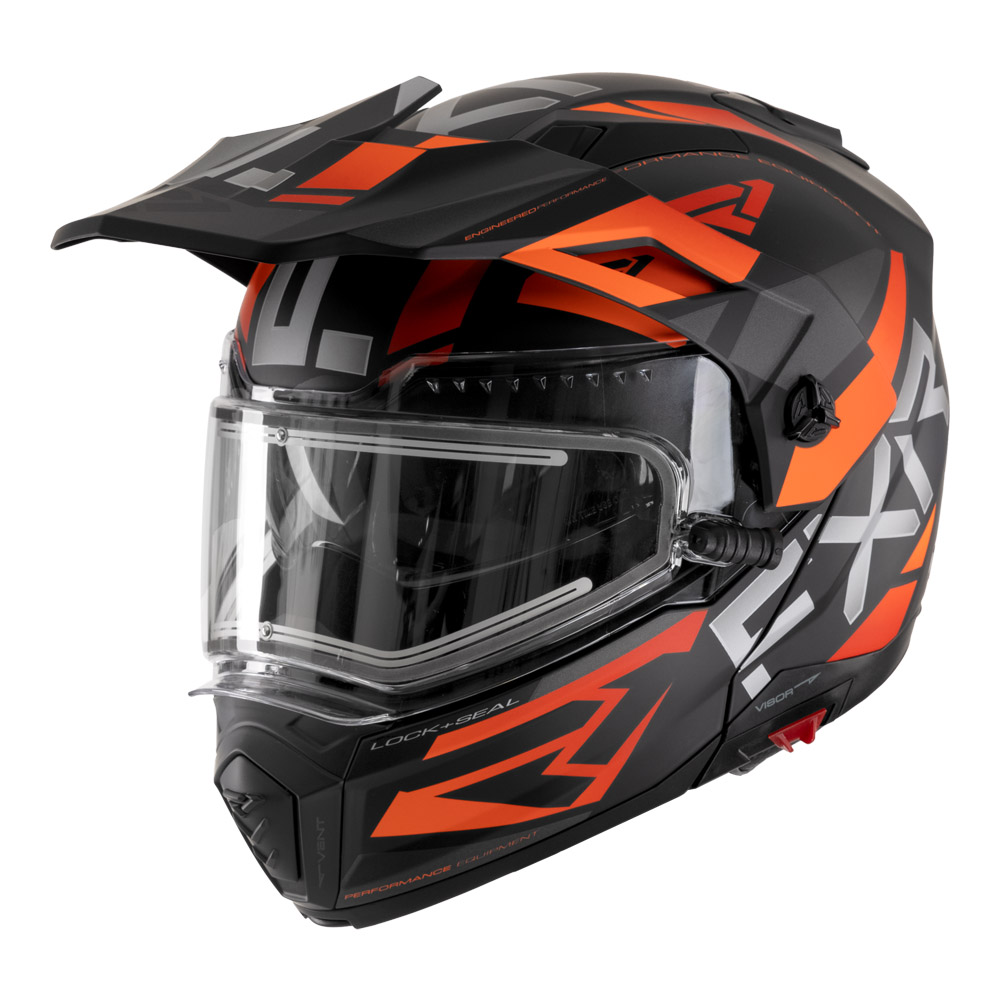 Шлем FXR Maverick X с подогревом BlackOrange, M