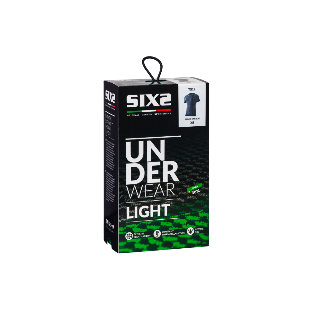Футболка SIXS TS1L Light Black Carbon, XS