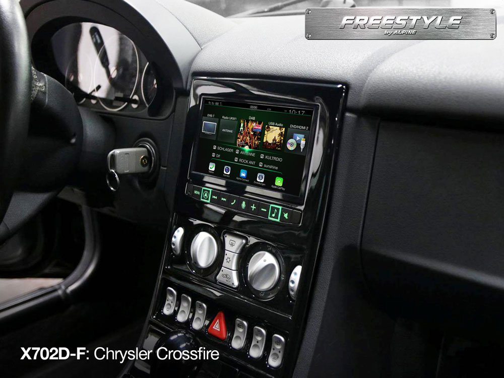 Автомобильный цифровой медиа-ресивер ALPINE X703D-F