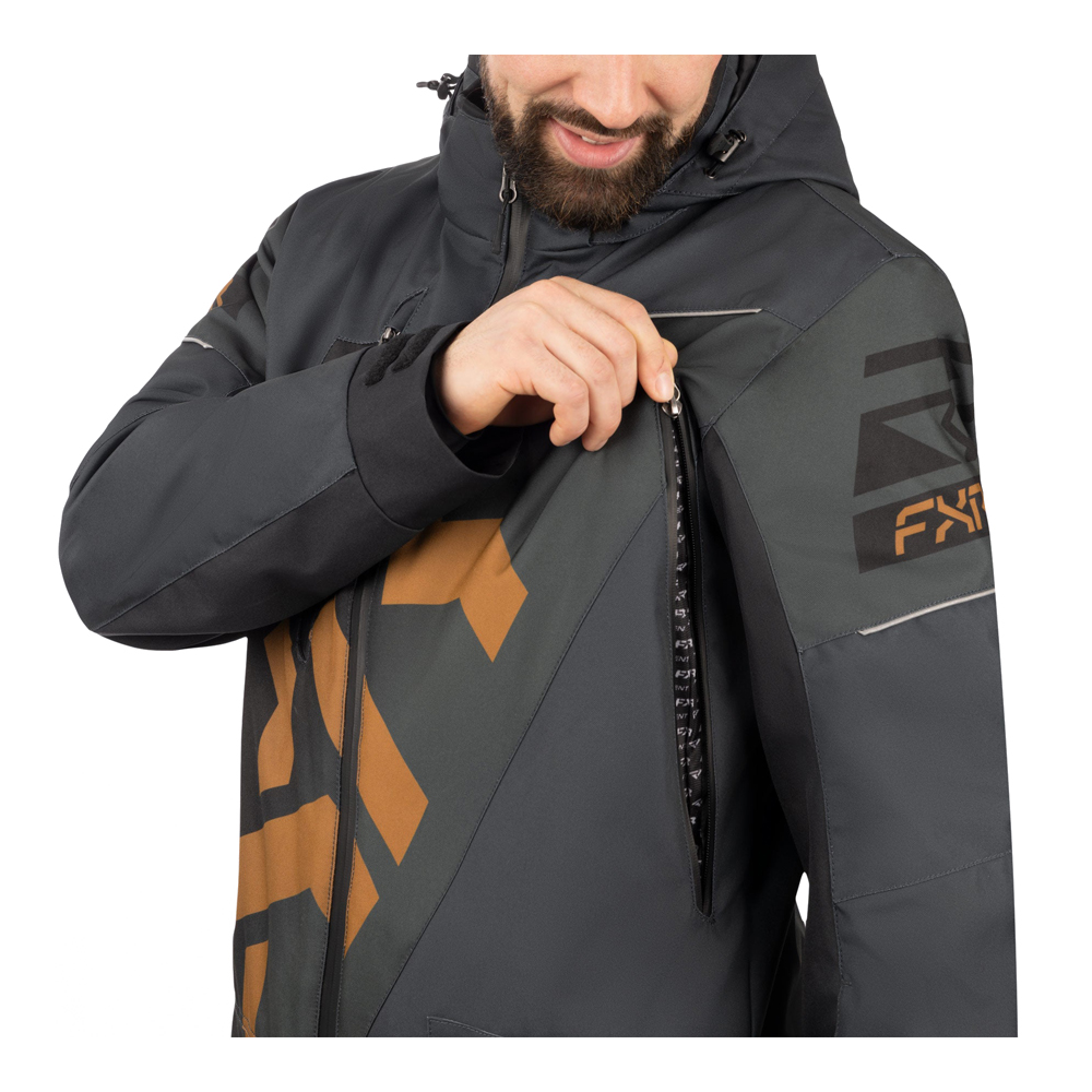 Комбинезон FXR CX F.A.S.T. с утеплителем Asphalt/Copper, XL