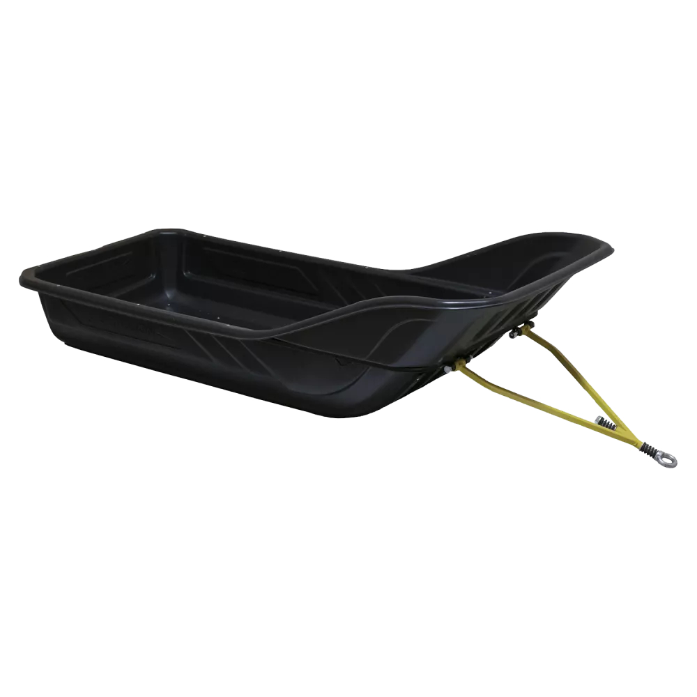 Сани-волокуши С-6 LUXE с накладками, обвязкой и отбойником для снегохода или мотособаки по низкой цене в Москве. Можете купить недорого для мотобуксировщика и в наличии!Всего 9 900 р.