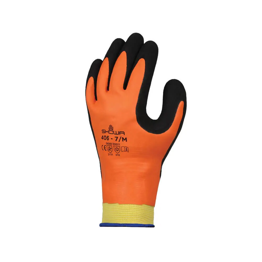 Перчатки защитные SHOWA Thermal 406 Orange, M