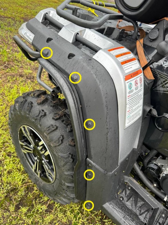 Купить расширители арок (крыльев) linhai yamaha m550l по цене 8 199 р.. Низкие цены. Большой выбор. Доставка по всей России.  Интернет-магазин в Москве. Только положительные отзывы!