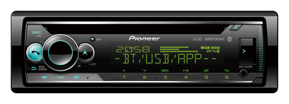 Автомобильный CD-ресивер PIONEER DEH-S520BT