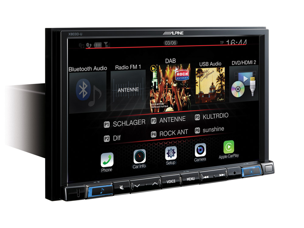 Автомобильный цифровой медиа-ресивер ALPINE X803D-U