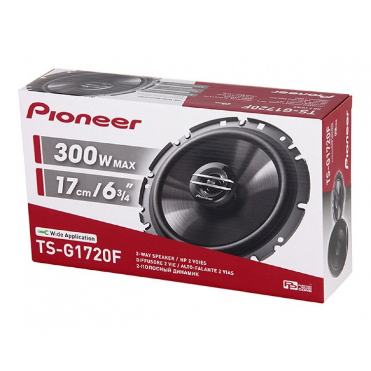 Автомобильная двухполосная коаксиальная акустика PIONEER TS-G1720F