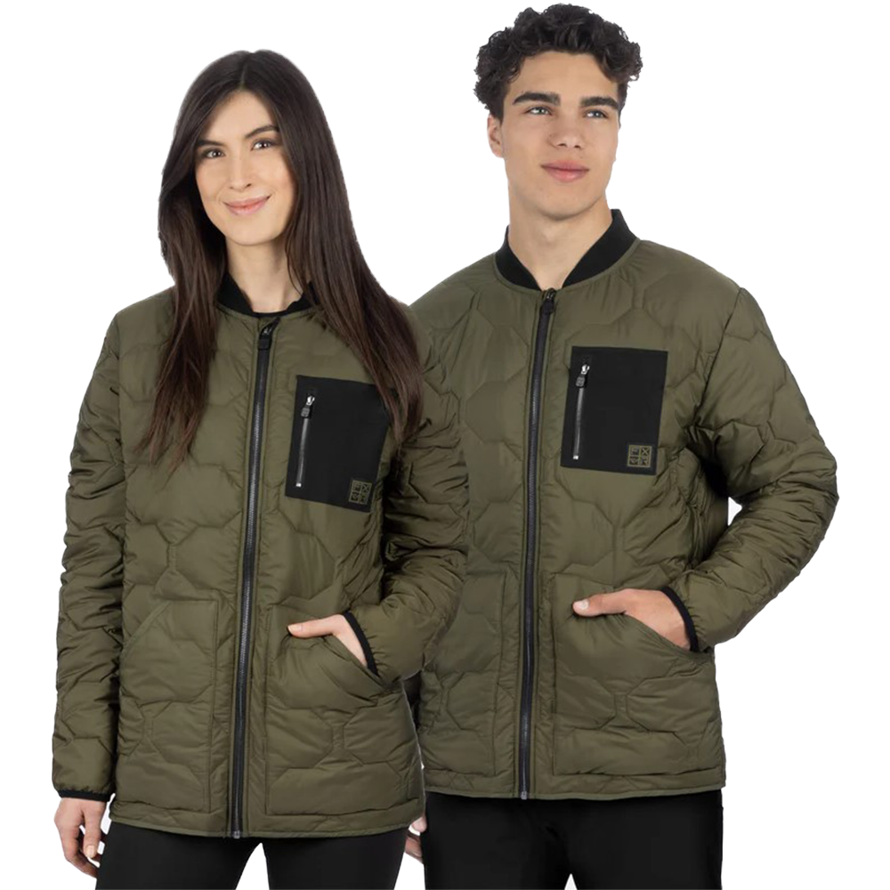 Куртка FXR Rig Quilted без утеплителя Moss/Black, S
