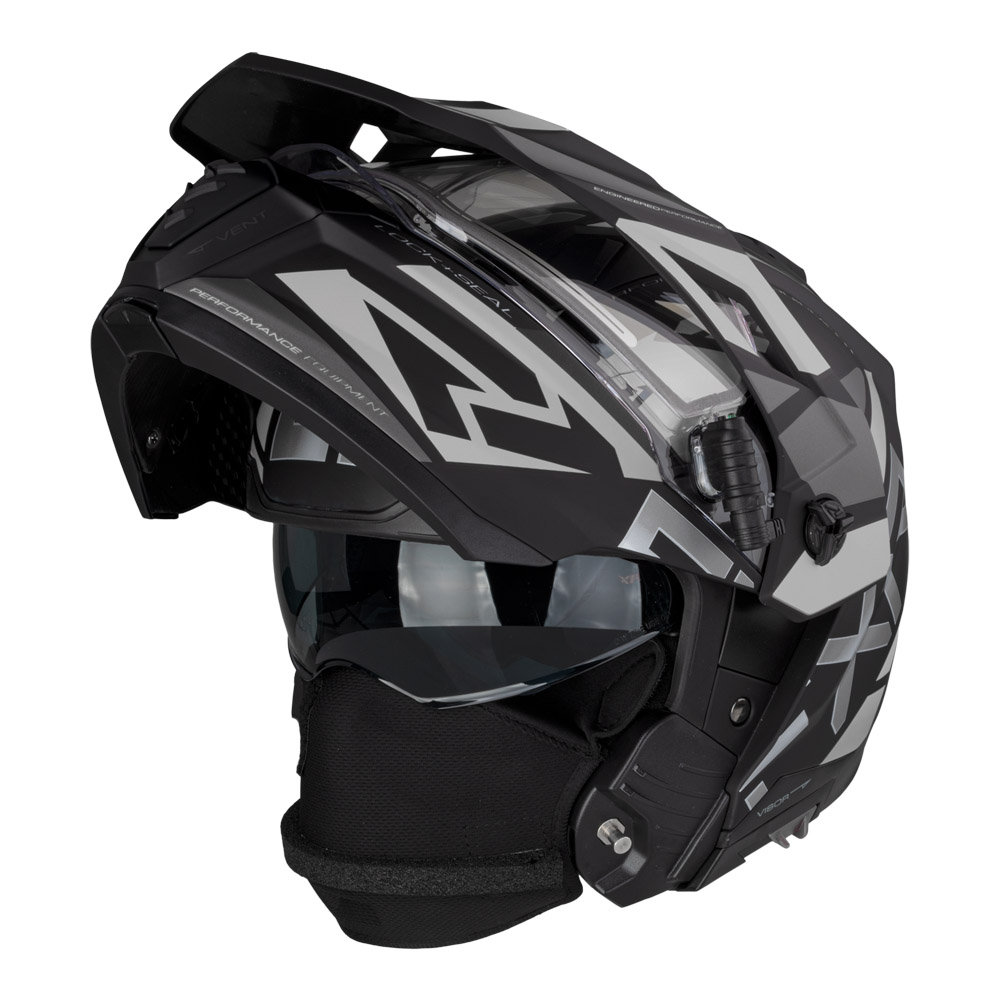 Шлем FXR Maverick X с подогревом Black/Titanium, L