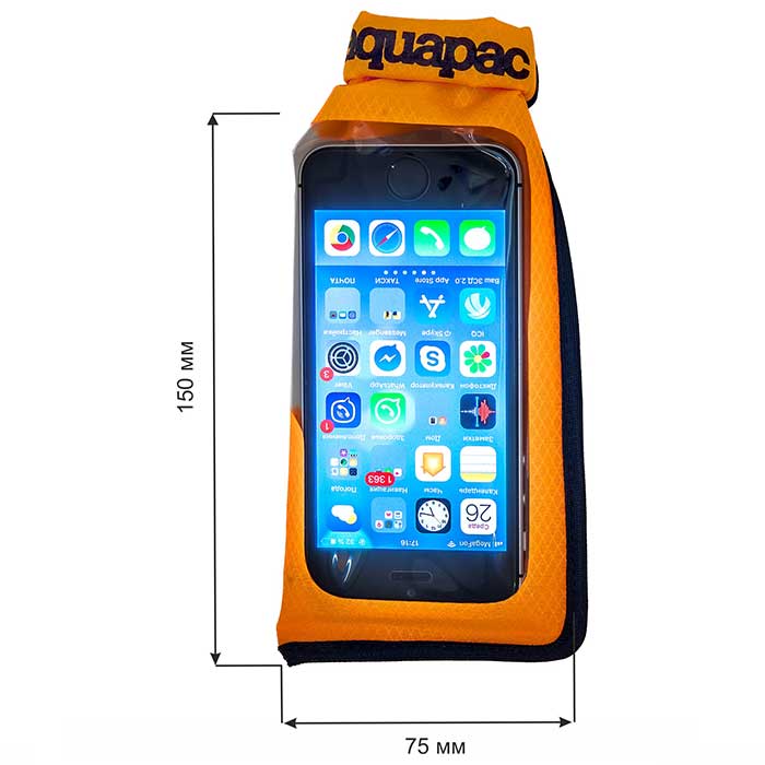 Купить aquapac 034 - mini stormproof phone case orange по цене  Низкие цены. Большой выбор. Доставка по всей России. Интернет-магазин в Москве. Только положительные отзывы!