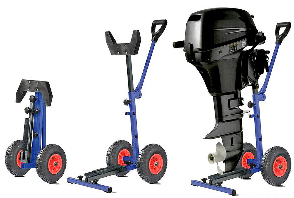 Тележка для подвесного мотора складная по низкой цене в Москве. Можете купить недорого для надувной лодки с доставкой по РФ. В наличии!Всего 21 486 р.