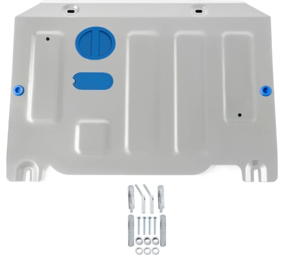 Защита картера + комплект крепежа, Rival, Алюминий, Haval M6,  V-1.5, Робот, передний, 2023-