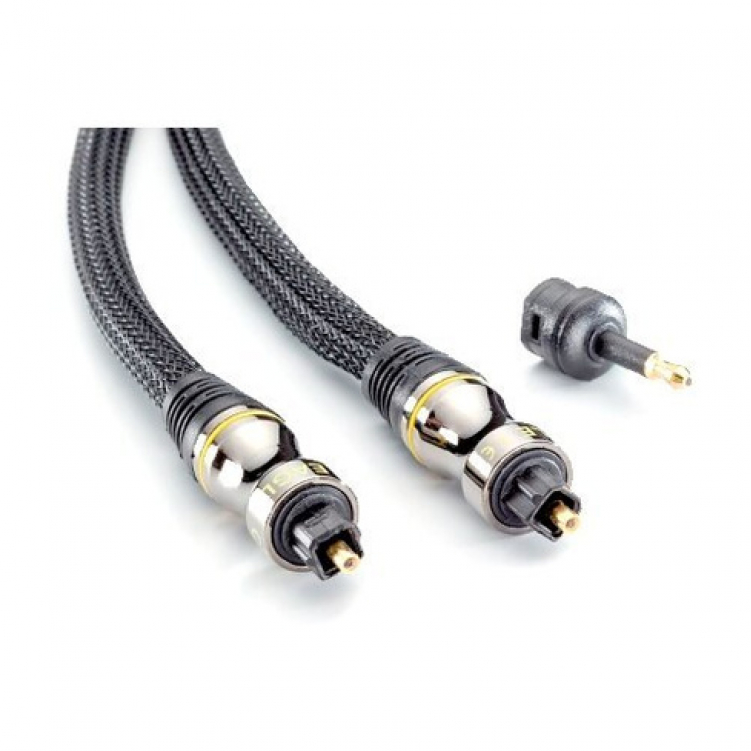 Цифровой оптический кабель EAGLE CABLE DELUXE Opto 5,0 m + Adaptor, 10021050