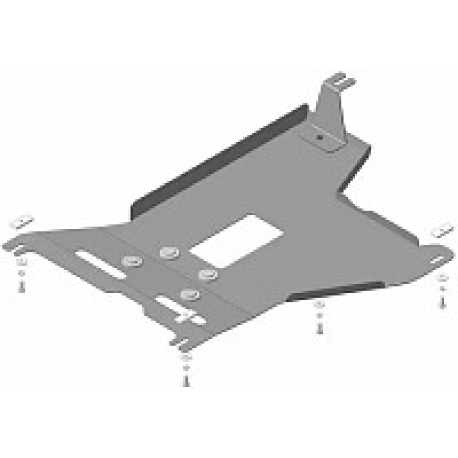Защита датчика (2 мм, сталь) Renault Kaptur 2016-, Renault Duster 2015-2021, 2021-, Renault Arkana 2019-, Nissan Terrano 2014-