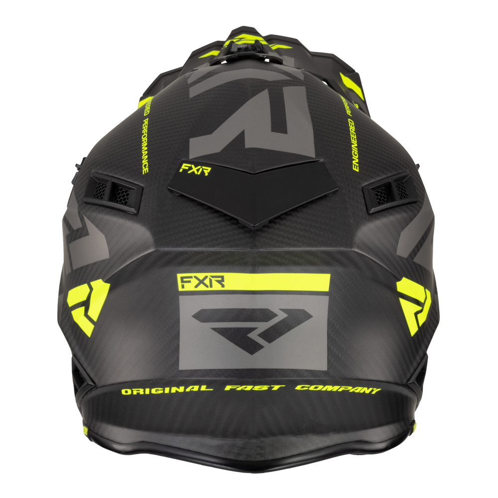 Шлем FXR Helium Carbon Hi Vis/Charcoalcoalcoal, S