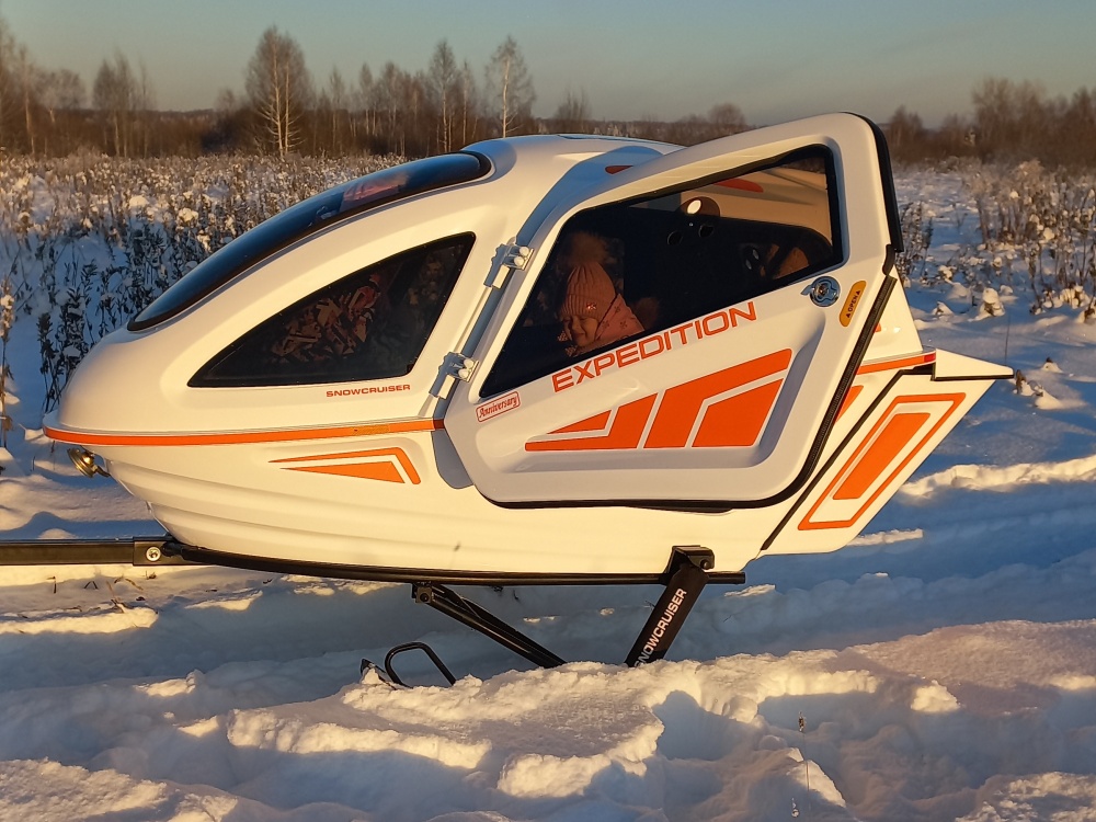 Сани для снегохода кабинные Snowcruiser для снегохода или мотособаки по низкой цене в Москве. Можете купить недорого для мотобуксировщика и в наличии!Всего 370 000 р.