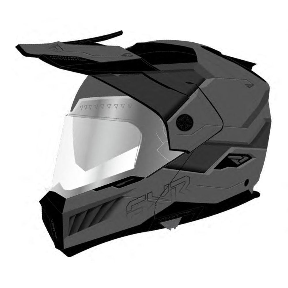 Шлем FXR Maverick X Pro с подогревом Titanium, 2XL