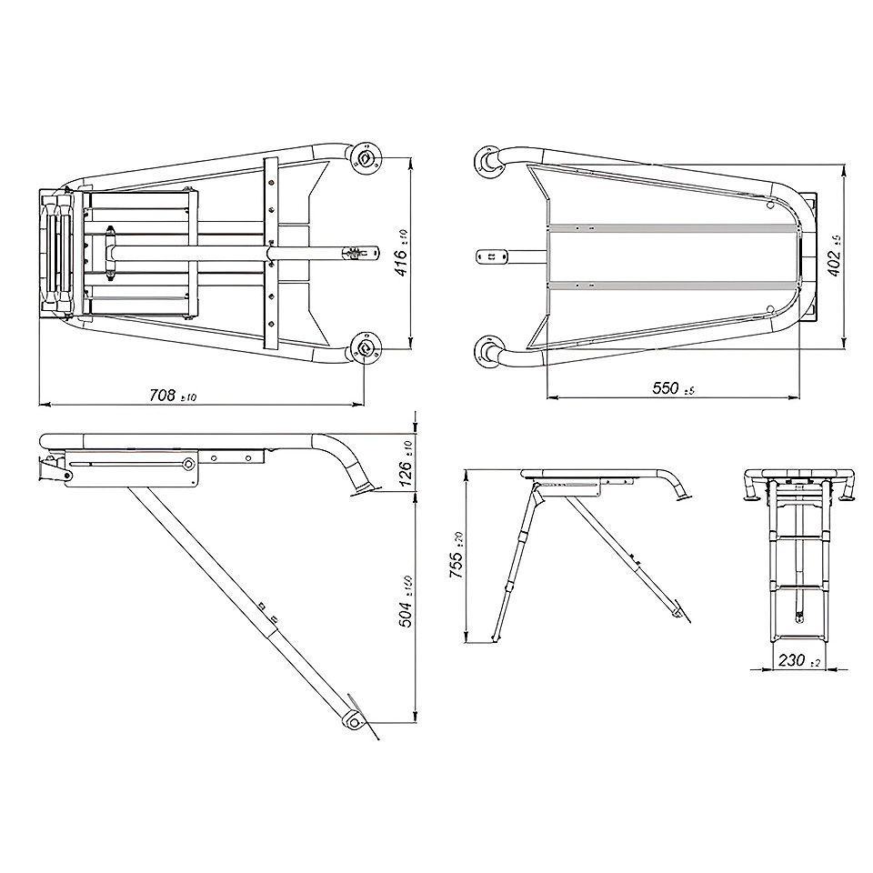 Купить платформа носовая с трапом 3 ступени белые 10269472 по цене  Низкие цены. Большой выбор. Доставка по всей России. Интернет-магазин в Москве. Только положительные отзывы!