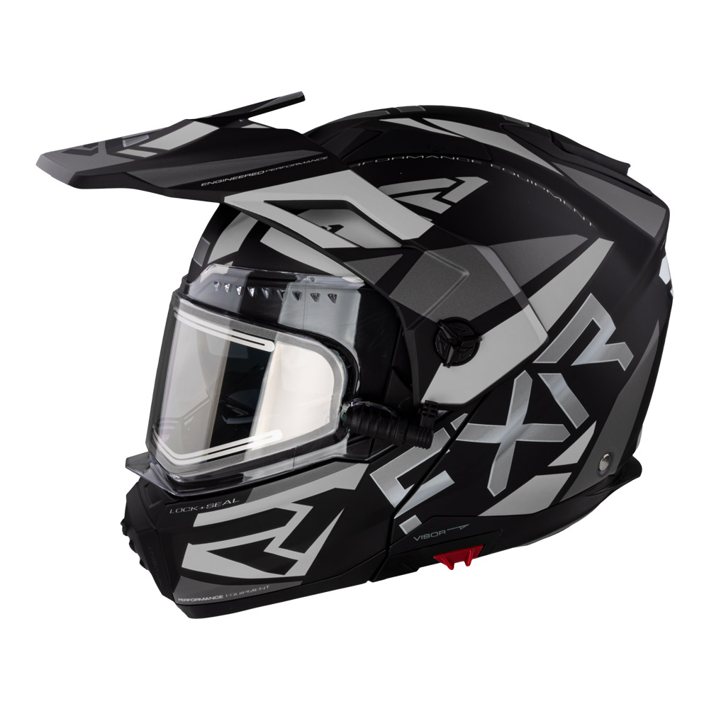 Шлем FXR Maverick X с подогревом Black/Titanium, L