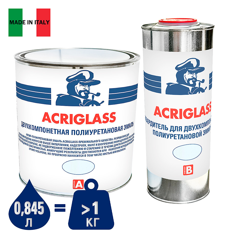 Купить эмаль полиуретан. 2-комп мореман acrgilass 086 хол белый 0,845 л по цене 4 250 р. Низкие цены. Большой выбор. Доставка по всей России. Интернет-магазин в Москве. Только положительные отзывы!